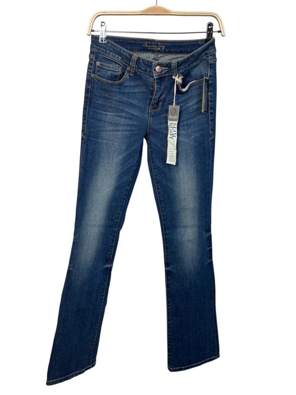 NWT American Rag 2010s Juniors' Size 3 98% Cotton Mid-Rise Bootcut Denim Jeans